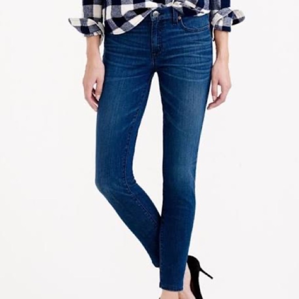 J. Crew Toothpick Ankle Denim Jeans